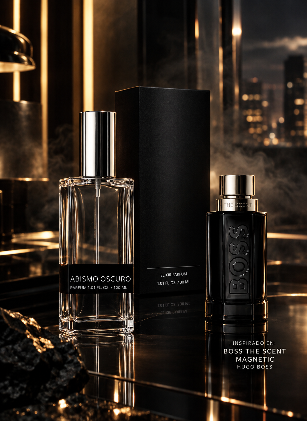 Abismo Oscuro Inspirado en Boss The Scent Magnetic — Hugo Boss