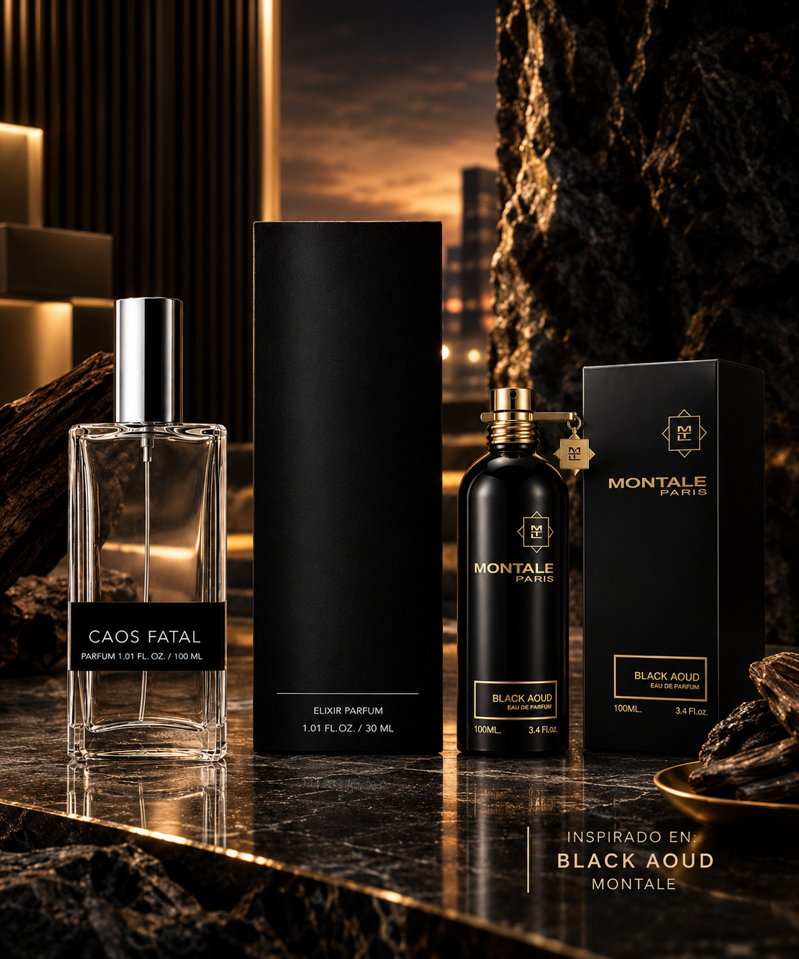 Caos Fatal Inspirado en Black Aoud — Montale