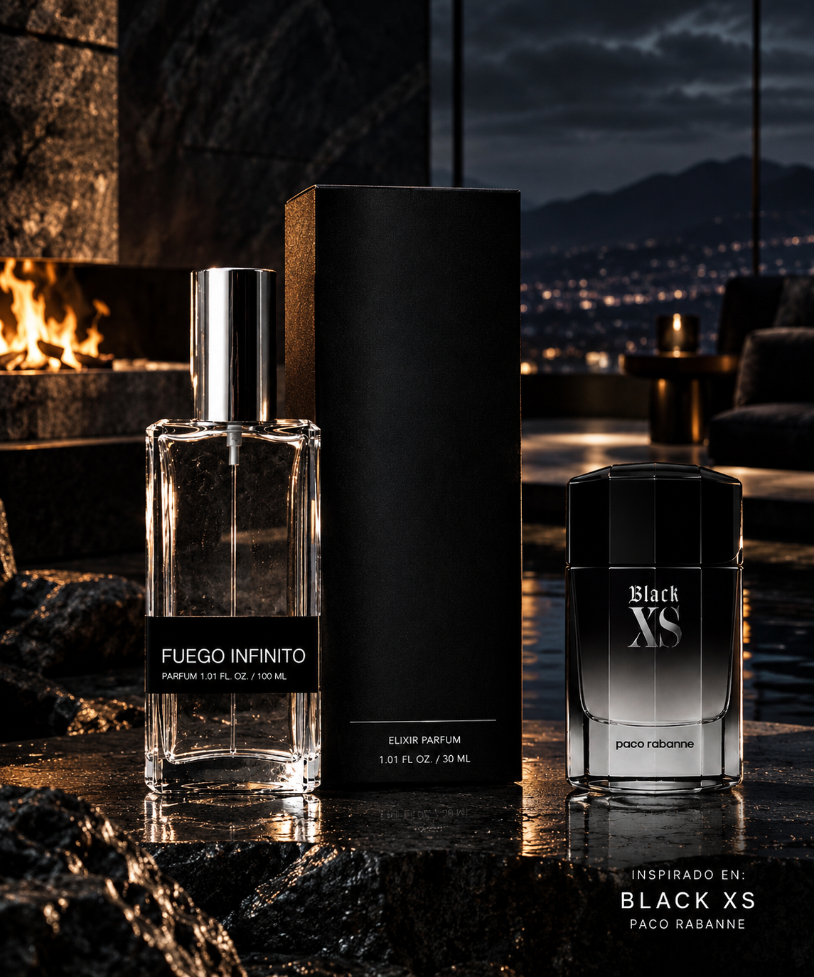 Fuego Infinito Inspirado en Black XS — Paco Rabanne