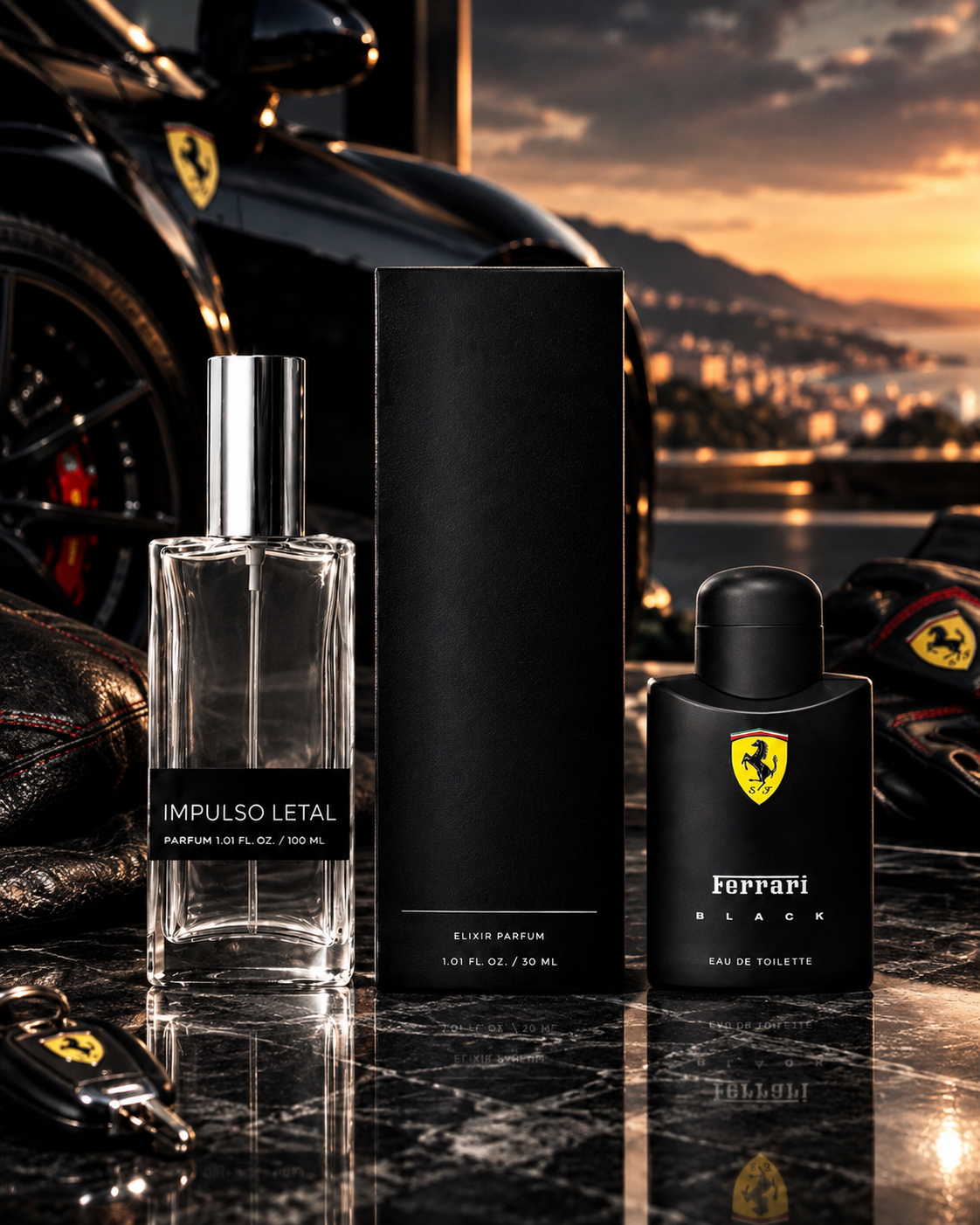 Impulso Letal Inspirado en Ferrari Black — Ferrari