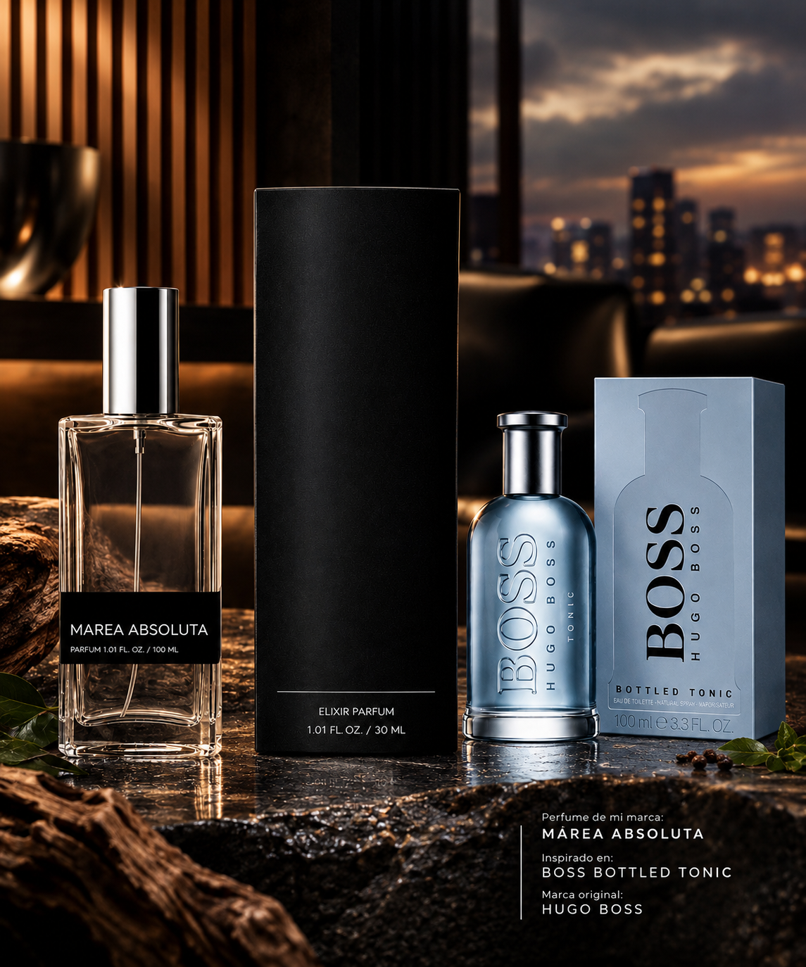 Marea Absoluta Inspirado en Boss Bottled Tonic — Hugo Boss