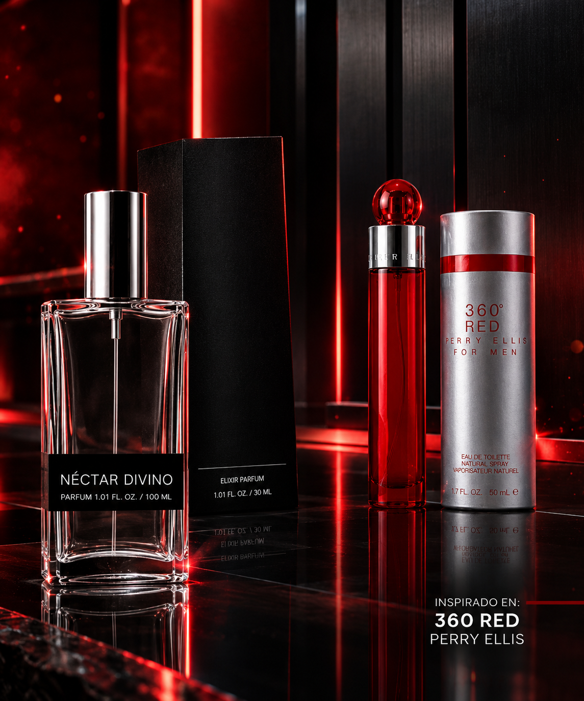 Néctar Divino Inspirado en 360° Red — Perry Ellis