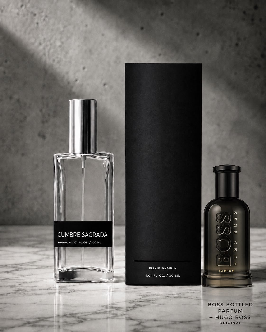 CUMBRE SAGRADA- INSPIRADO EN BOSS BOTTLED PARFUM