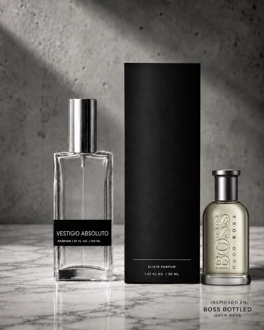 VESTIGIO ABSOLUTO- INSPIRADO EN BOSS BOTTLED HB