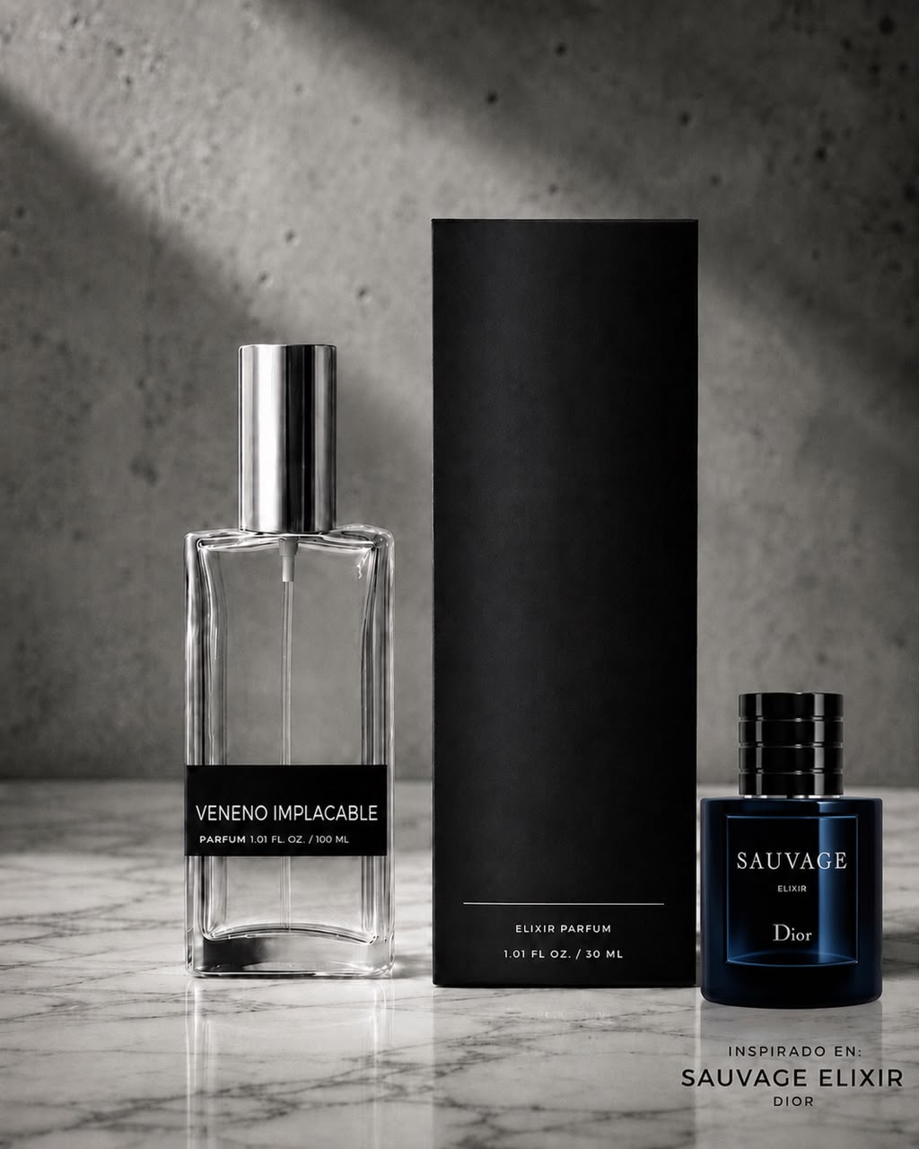VENENO IMPLACABLE- INSPIRADO EN SAUVAGE ELIXIR DIOR