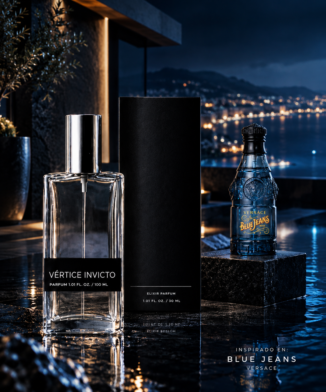Vértice Invicto Inspirado en Blue Jeans — Versace