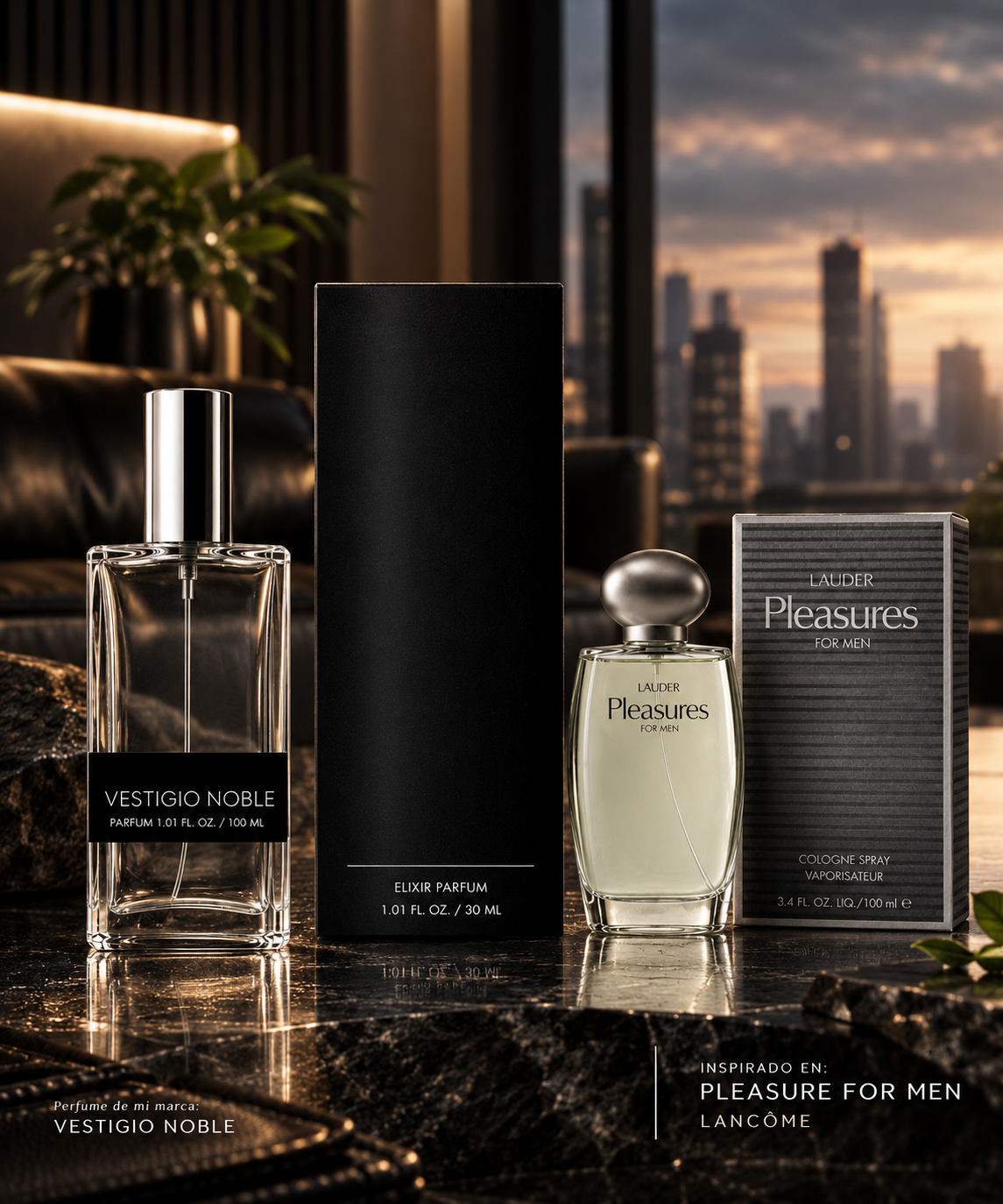 Vestigio Noble Inspirado en Pleasure for Men — Lancôme